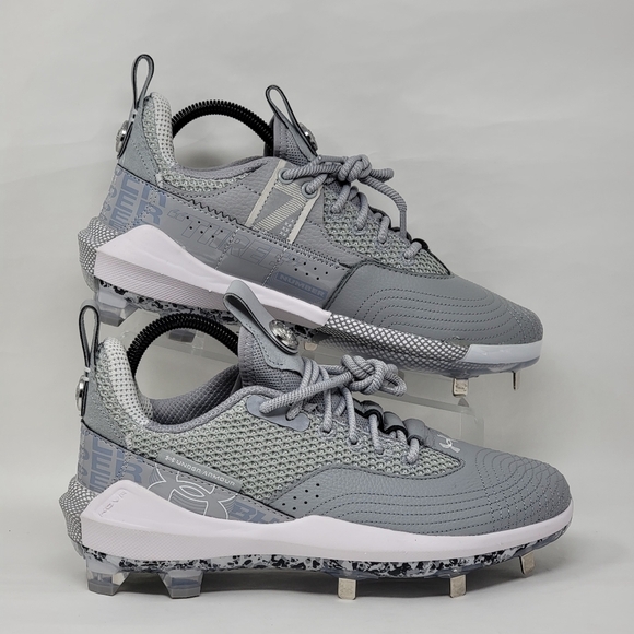 Under Armour Harper 7 Low ST Baseball Metal Cleats 3025582-101 Men Sz Multi New - Picture 1 of 12